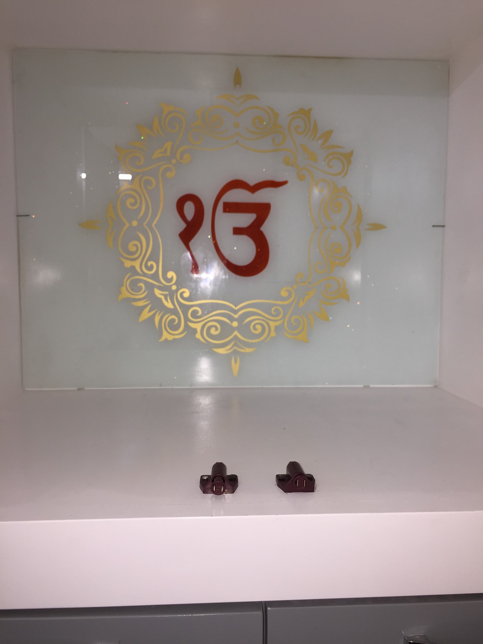 Ik Onkar Religious Frosted Glass